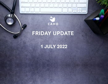 CAHO Friday Update