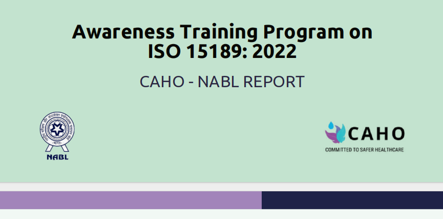 CAHO NABL Report ISO 15189:2022