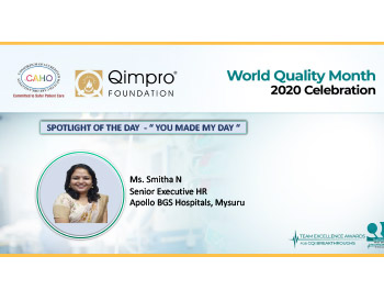 Spot Light Of Day - U Made My Day - Apollo BGS Hospitals, Mysore