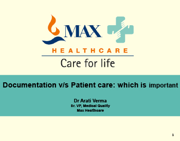 Let's Debate - Documentation V/S Patient Care : Which Is Important ?