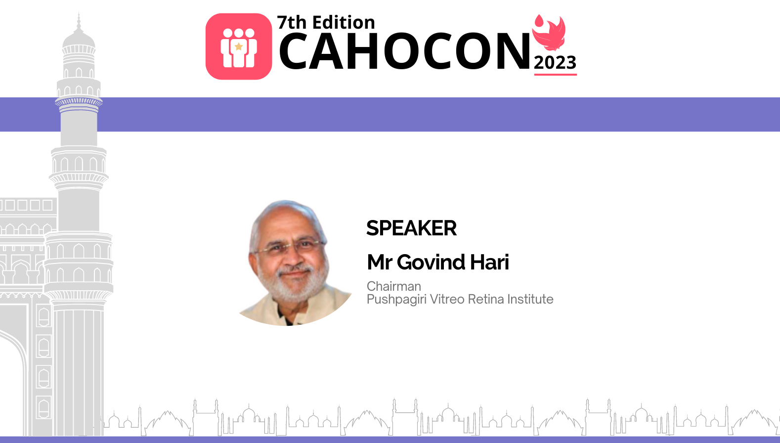 CAHOCON 2023: Panel Discussion : Can Quality Healthcare Sustain Socialization : PROs - Mr Govind Hari