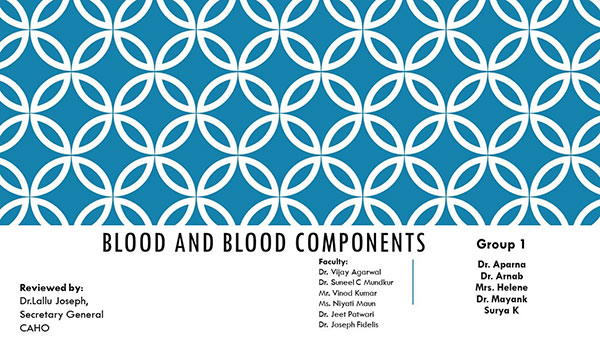 Blood And Blood Components