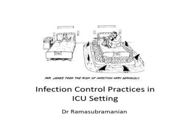 CQE 5: Infection Control Practices In ICU Setting
