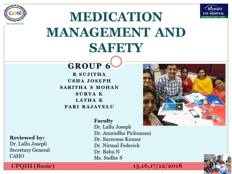 Medication Management And Safety