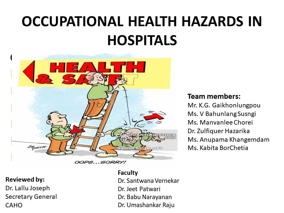 Occupational Health Hazards In Hospitals
