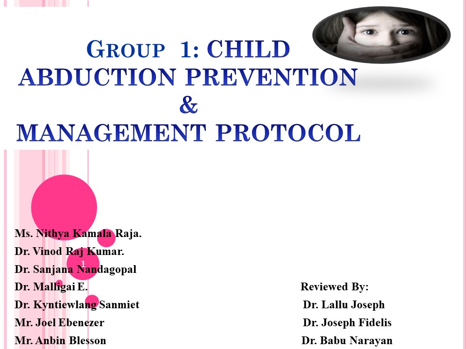 Child Abduction Prevention & Management Control