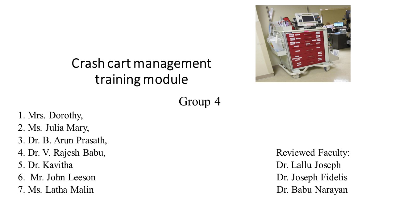 Crash Cart Management
