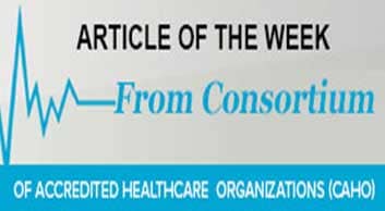 From Consortium Of Accredited Healthcare Organizations (Caho)